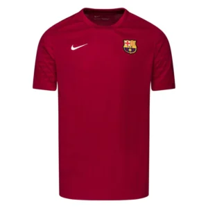 חולצת אימון נייקי ברצלונה בצבע אדום כהה