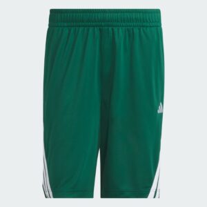 3 stripes short drkgrn/white