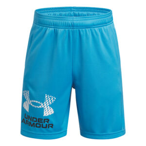 ua tech logo shorts