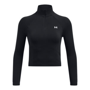 vanish seamless 1/4 zip crop